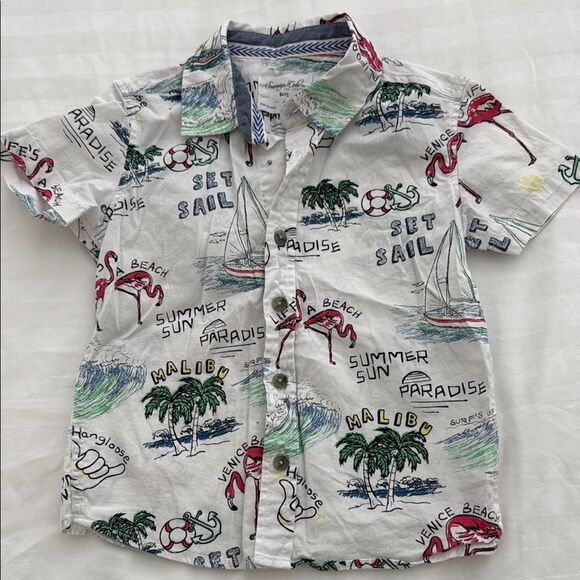 Boys short sleeve button down - Picture 2 of 6